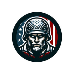 American Military Soldier Clipart