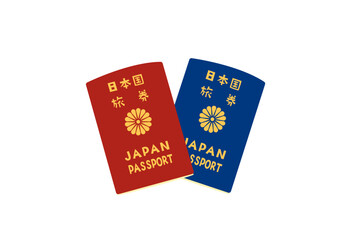 日本のパスポート　Japanese passport