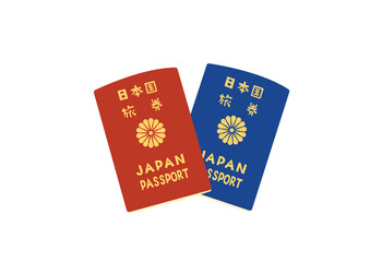 日本のパスポート　Japanese passport