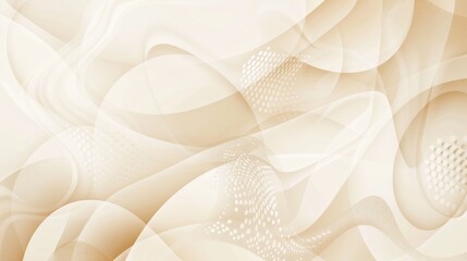 A parametric cream colored background with soft fluid shapes. AIG51A.