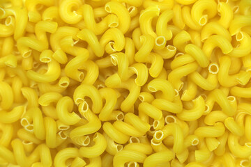 Curled Delicious Close-Up of Gourmet Macaroni Pasta - Perfect for Food Bloggers Menus and Culinary Creatives