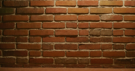 Fototapeta premium orange brick wallpaper, full wall