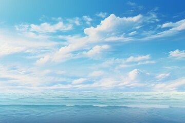 seascape horizon beautiful expanse of the sky meeting the sea