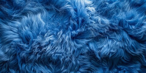 Obraz premium Natural Blue Woolen Backdrop