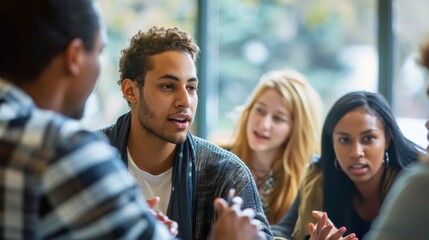 A business meeting with one team member dominating the conversation, leaving no room for others to speak