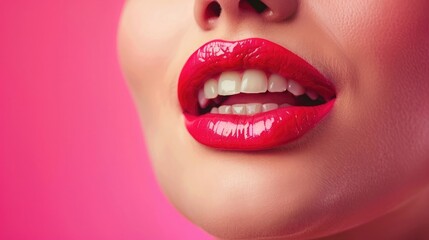 Glossy and Bright: A Close-Up on Dental Wellness