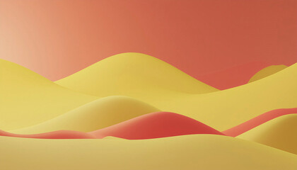 Abstract background with red and yellow textured waves