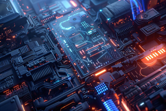 Abstract technology background, cyber security concept, Big data concept, internet network technology concept, Artificial Intelligence(AI) concept