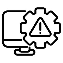 Maintenance line icon