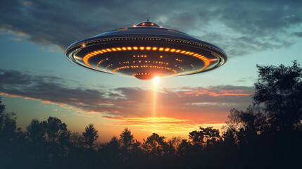 Welt UFO Tag internationaler Tag am 02. Juli Generative AI