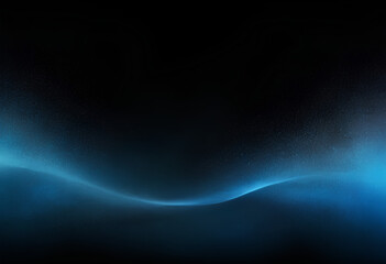 Fototapeta premium a blue and black background with a blue line of smoke.