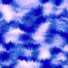 Water blur degrade alcohol ink texture background. Seamless liquid flow stripe effect. Distorted tie dye wash variegated fluid blend. Repeat ombre pattern for sea, ocean, nautical maritime backdrop