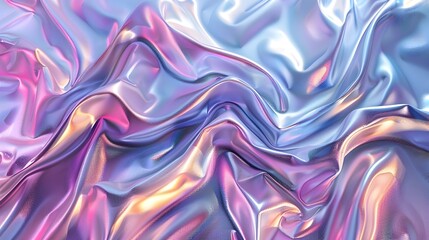 Horizontal Abstract Pastel Holographic Texture Design for Pattern and Luxury Background