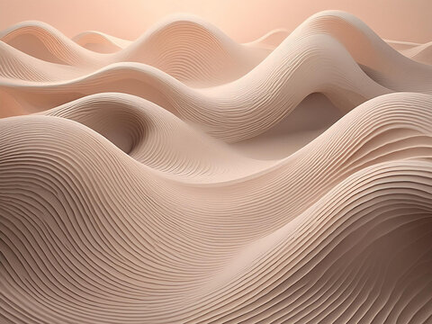 Beautiful abstract undulating coral textured background
