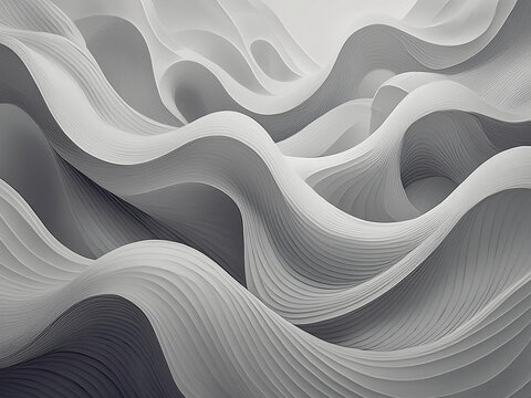 Undulating, smooth white silky textured background