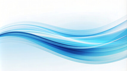 Abstract soft blue design with flowing lines and curves