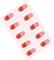 Menstruation Illustration. Menstrual clipart 