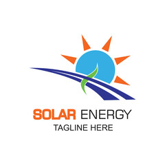 Fototapeta premium Energy logo design simple concept Premium Vector