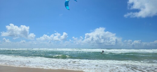 Kit Surf sur la plage du Grand Crohot, Lège Cap ferret, France
