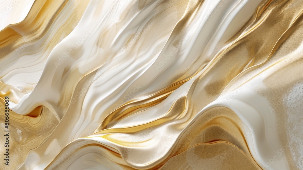 Poster a closeup of the background wall, featuring an abstract design with light brown and white tones. the