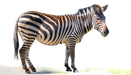 plains zebra - Equus quagga or Equus burchellii - the most common and geographically widespread...