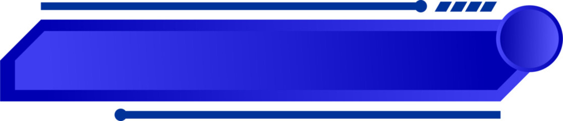 Obraz premium Lower Third TextBox