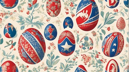 Naklejka premium eggs Easter Delight Italy Flag Rabbit Eg
