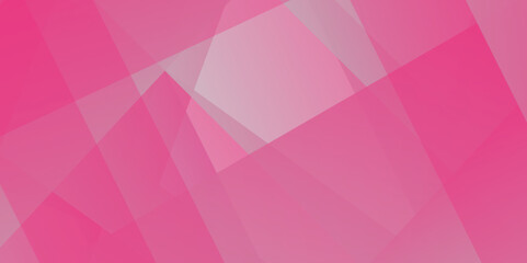 Obraz premium Pink triangular shapes on a white background. Geometric background in Origami style with gradient. Triangular design for your business. pink and purle abstract background vector illustration.