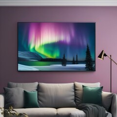 A stunning view of the northern lights dancing in the sky5