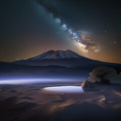 A stunning view of the Milky Way galaxy at night3