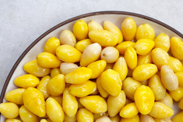 Boiled ginkgo nuts, ginkgo seeds