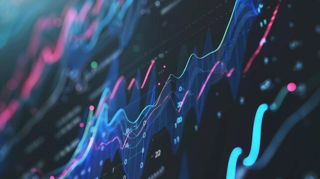 embodying the fusion of data science and visual management design concepts, Ai Generated.