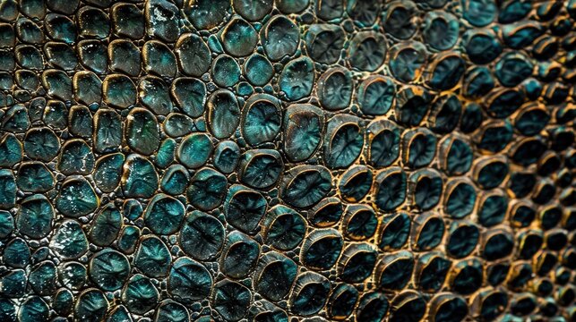 Intricately detailed lizard skin pattern offers a unique texture with its organic complexity, Ai Generated.
