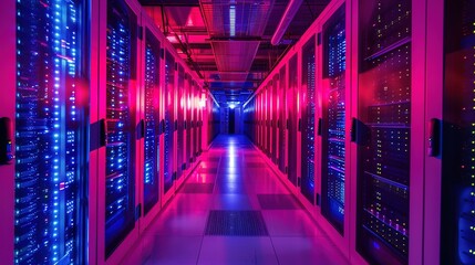 Data center rack server on server room, server room security, data center server, web host warehouse data server cabinets network storage database.