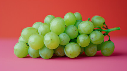 Green Grape Hd Photography Material Background | Red Background