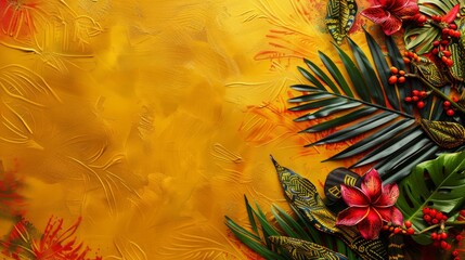 Africa day background concept with copy space for text