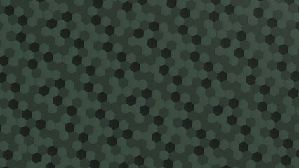 Hexagonal random pattern green for interior wallpaper background or cover