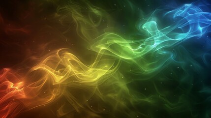 Obraz premium Colorful gradient fluid flow smoke in mesh colorful ink, abstract background with the colorful mesh color, modern background in gradients color smoke of the texture