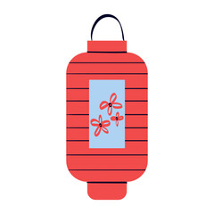 Asian Lantern handdrawn icon