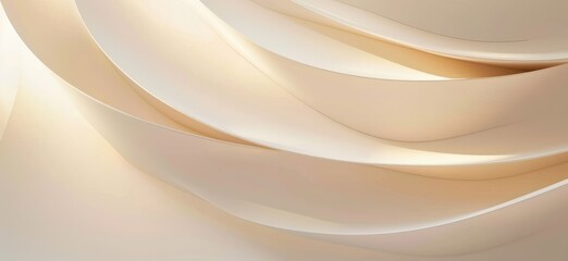 Abstract background with light lines and curves in beige color