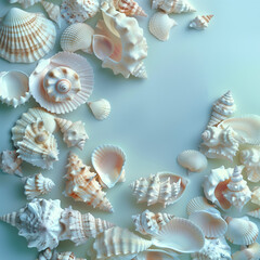 Elegant Seashell Invitation Card 