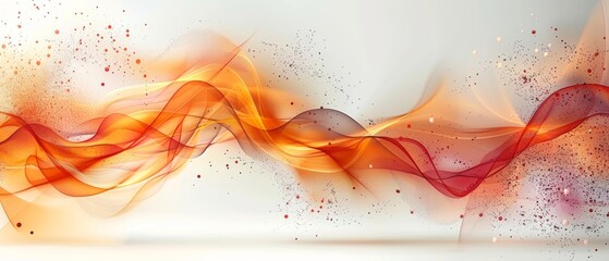 Abstract image with dynamic brown swirling lines.