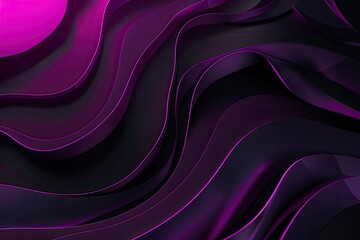 Obraz premium 3d rendering of beautiful purple pleats and swirls