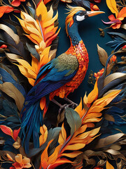 Obraz premium bird of paradise
