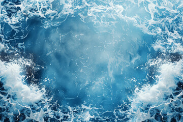 Fototapeta premium sea theme background with blank copy space 