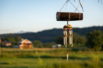 turbine in the mountains