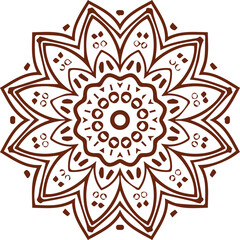 Beautiful mandala art, vector mandala design