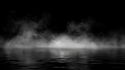 Smoke black ground fog cloud floor mist background steam dust dark white horror overlay. Ground smoke haze night black water atmosphere 3d magic spooky smog texture isolated transparent effect circle.