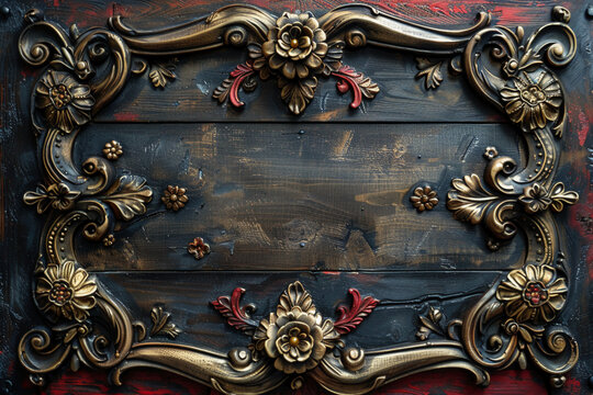 A parchement material with fancy corner designs --ar 3:2 --stylize 750