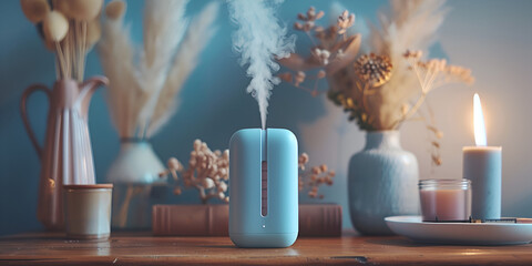 Soothing Aromas: Enhancing Home Ambiance with a Diffuser" / "Elegant Home Fragrance: The Art of Aroma Therapy"